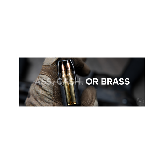 Brass Only Sticker